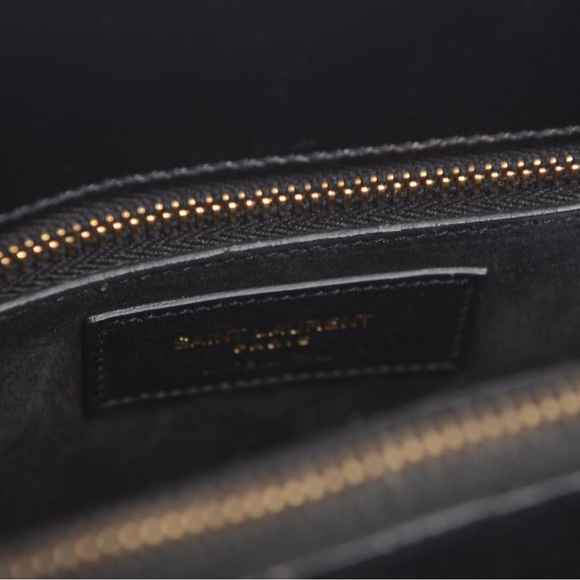 ♥️Saint Laurent Paris Sac De Jour Medium Black Leather Handbag♥️ - Picture 15 of 15